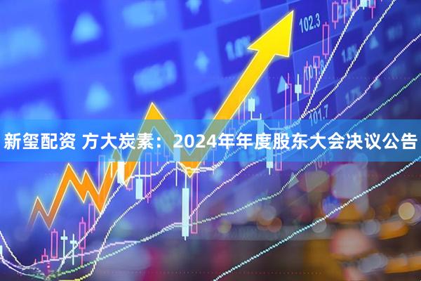 新玺配资 方大炭素：2024年年度股东大会决议公告
