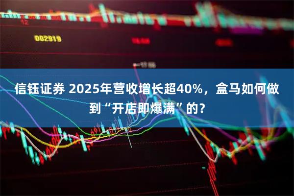 信钰证券 2025年营收增长超40%，盒马如何做到“开店即爆满”的？